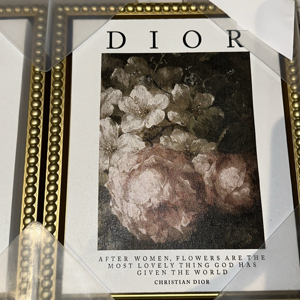 Chanel Dior Quote Two Piece Wall Art - Picture 3 of 4